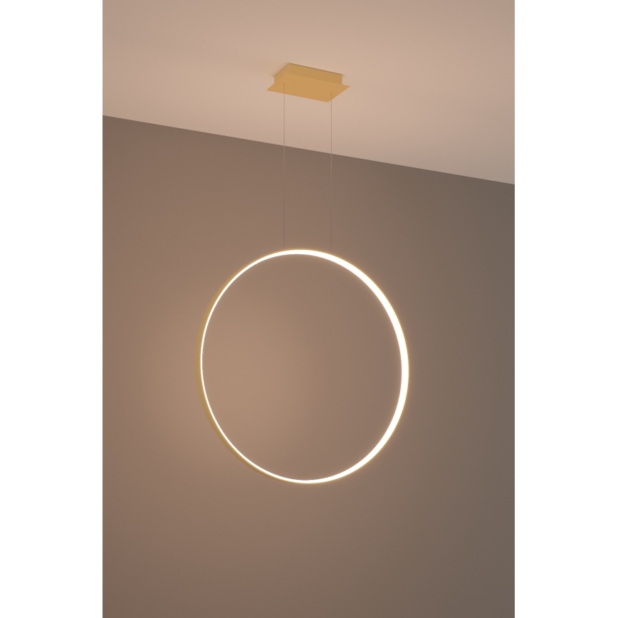 Thoro TH.175 - LED Csillár zsinóron RIO LED/50W/230V CRI 90 3000K átm. 78 cm arany