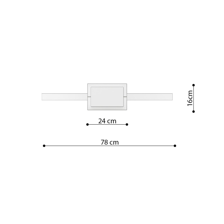Thoro TH.175 - LED Csillár zsinóron RIO LED/50W/230V CRI 90 3000K átm. 78 cm arany