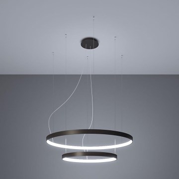 Thoro TH.212 - LED Csillár zsinóron RIO LED/80W/230V CRI 95 4000K fekete