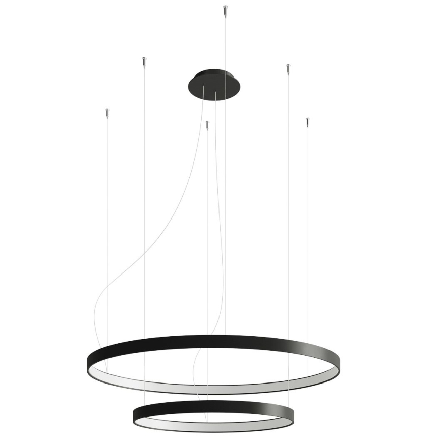 Thoro TH.212 - LED Csillár zsinóron RIO LED/80W/230V CRI 95 4000K fekete