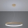 Thoro TH.217 - LED Csillár zsinóron RIO LED/30W/230V CRI 95 4000K átm. 55 cm arany