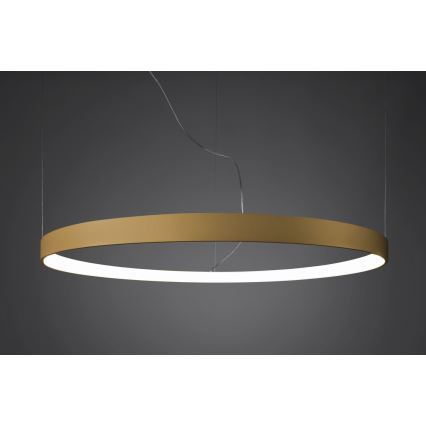 Thoro TH.217 - LED Csillár zsinóron RIO LED/30W/230V CRI 95 4000K átm. 55 cm arany