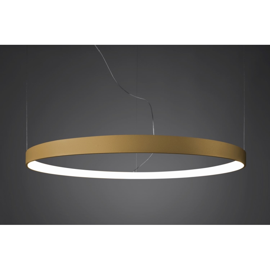 Thoro TH.217 - LED Csillár zsinóron RIO LED/30W/230V CRI 95 4000K átm. 55 cm arany