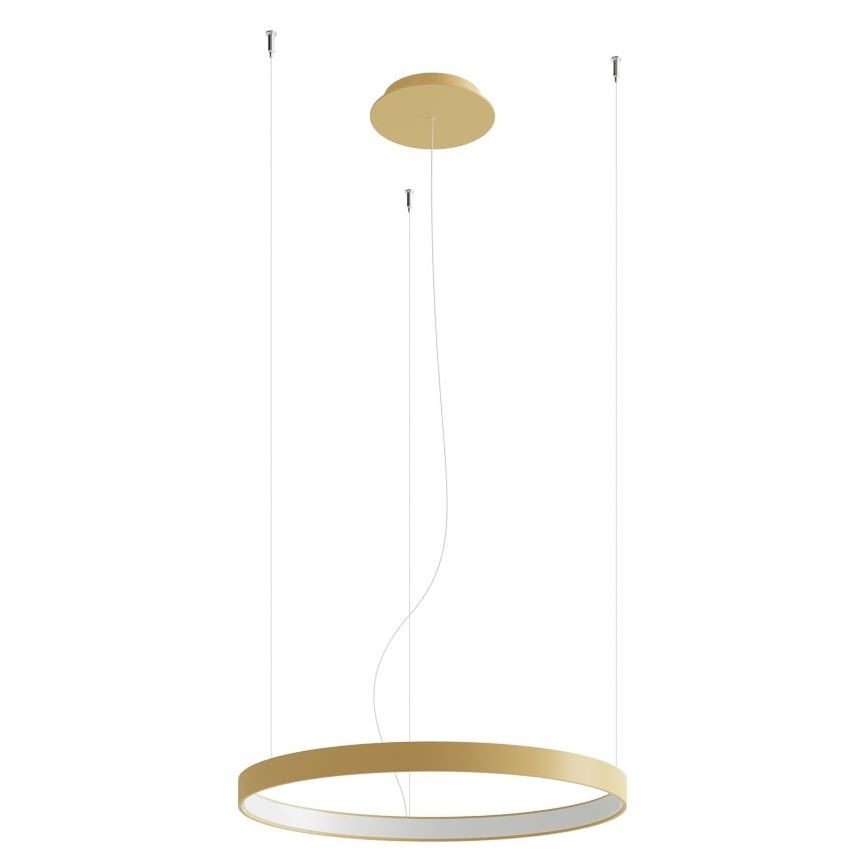 Thoro TH.217 - LED Csillár zsinóron RIO LED/30W/230V CRI 95 4000K átm. 55 cm arany