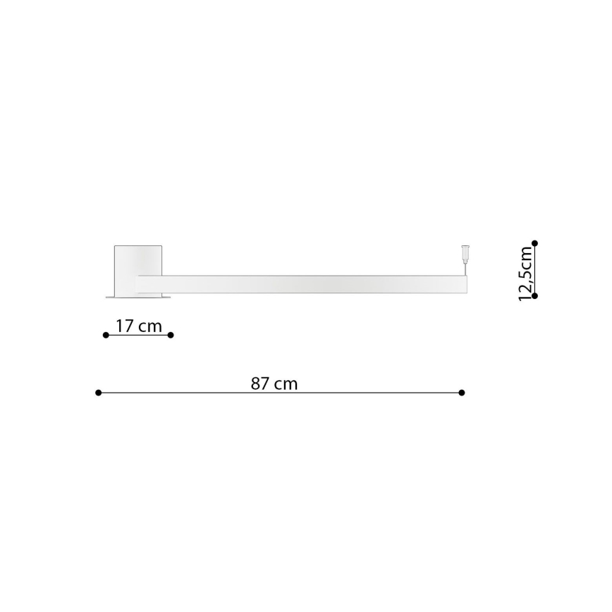 Thoro TH.224 - LED Mennyezeti lámpa RIO LED/50W/230V CRI 90 3000K átm. 78 cm arany