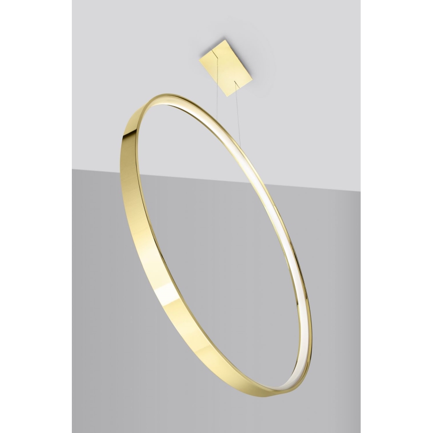 Thoro TH.248 - LED Csillár zsinóron RIO LED/50W/230V CRI 90 3000K átm. 78 cm arany