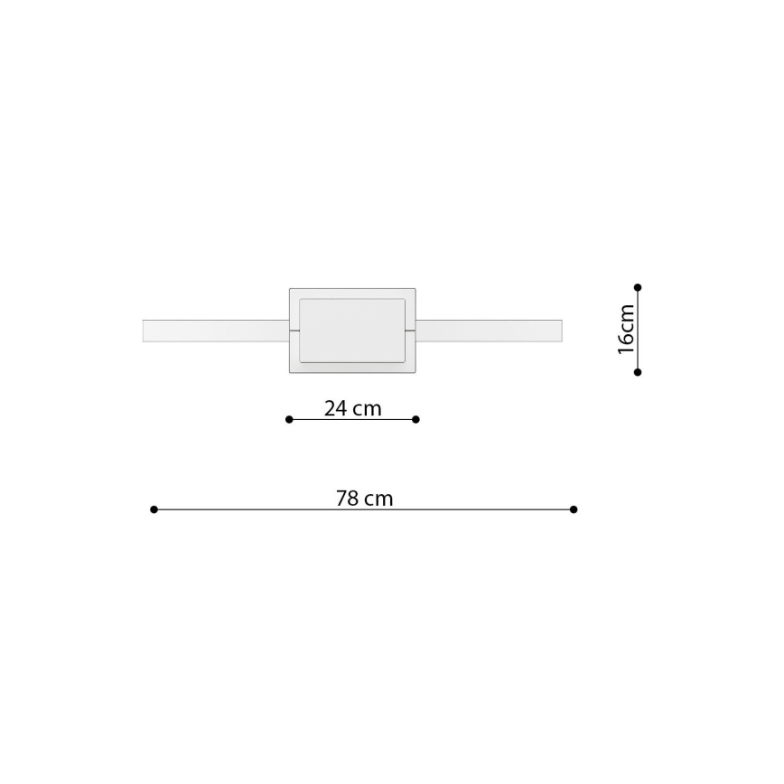 Thoro TH.248 - LED Csillár zsinóron RIO LED/50W/230V CRI 90 3000K átm. 78 cm arany