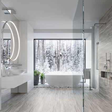 Thoro TH.249 - LED Csillár zsinóron RIO LED/50W/230V CRI 90 4000K átm. 78 cm fényezett króm