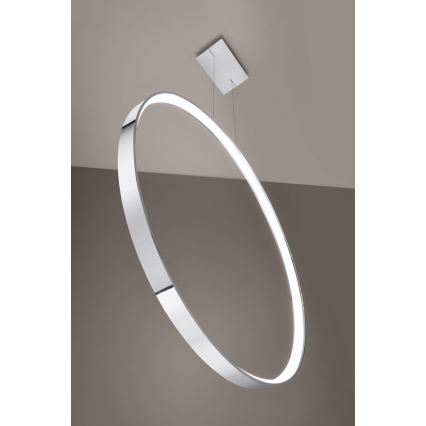 Thoro TH.249 - LED Csillár zsinóron RIO LED/50W/230V CRI 90 4000K átm. 78 cm fényezett króm