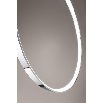 Thoro TH.249 - LED Csillár zsinóron RIO LED/50W/230V CRI 90 4000K átm. 78 cm fényezett króm