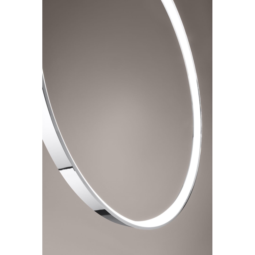 Thoro TH.249 - LED Csillár zsinóron RIO LED/50W/230V CRI 90 4000K átm. 78 cm fényezett króm