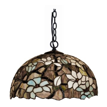 TIFFANY csillár 1xE27/60W patina