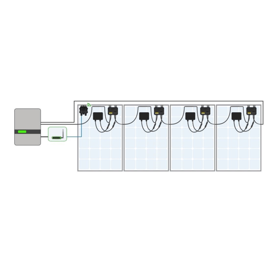 Tigo TS4-A-O 700W - Napelem optimalizáló, 1,2m kábel, MC4