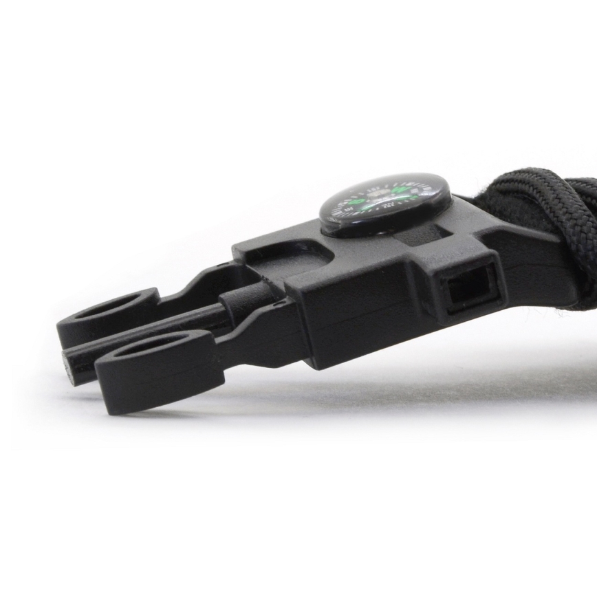 Többfunkciós óra iránytűvel és hőmérővel, fekete