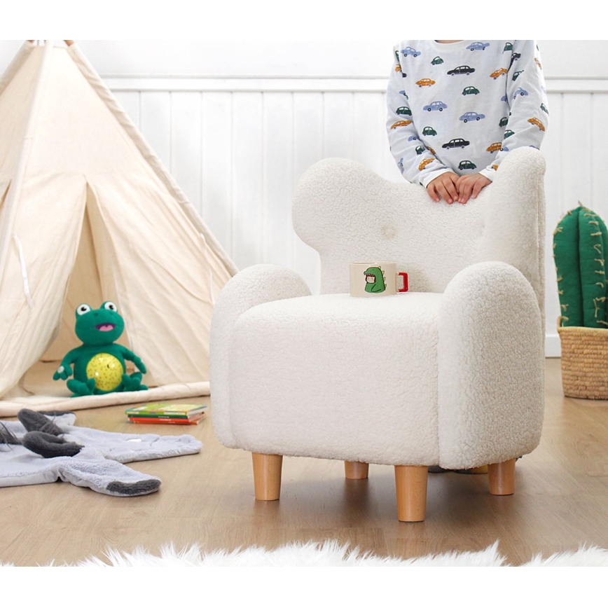 TOBI fehér gyermekfotel