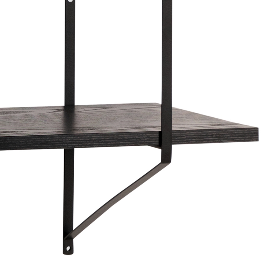 TOCO fali polc 191x79 cm fekete