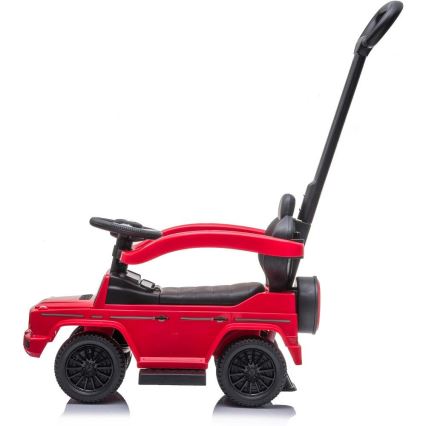 Tolós bicikli Mercedes G350d 3in1 2xAA piros/fekete