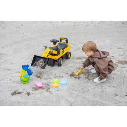 Tolós bicikli rakodó CAT 2xAA sárga/fekete