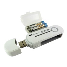 Töltő BC-20 2xAAA/USB 5V