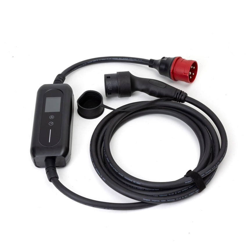 Töltőállomás elektromos autókhoz típus 2 5 m 11kW 16A IP54 Tuya