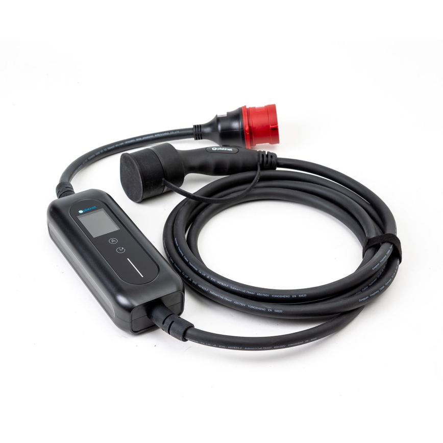 Töltőállomás elektromos autókhoz, típus 2, 5 m, 22 kW, 16 A, IP54, Tuya vezérlés