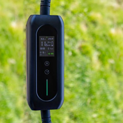 Töltőállomás elektromos autókhoz, típus 2, 5 m, 22 kW, 16 A, IP54, Tuya vezérlés