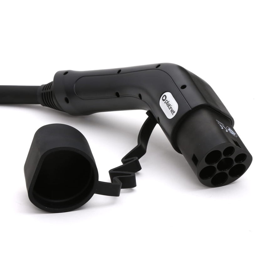 Töltőkábel elektromos autókhoz 2 5m 11kW 16A IP54 fekete