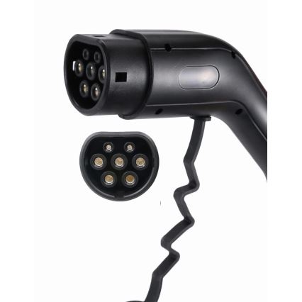 Utazási töltőállomás elektromos autókhoz EV/PHEV AC Típus 2 16A/400V 22kW IP55 7m + adapter 230V 3,7kW + tok