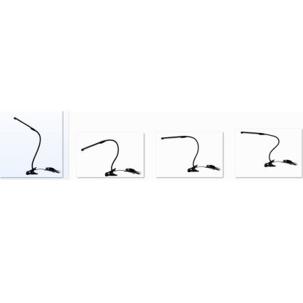 Top Light Lara C - LED Dimmelhető lámpa csipeszes LARA USB LED/5W/230V