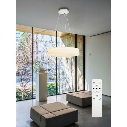 Top Light - Dimmelhető HALO LED csillár, kábelen függesztett, LED/40W/230V 3000-6500K Ø 44 cm + távirányító