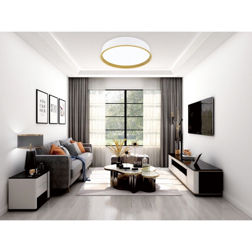 Top Light - LED Dimmelhető mennyezeti lámpa DEKOR LED/51W/230V átm. 40 cm 3000-6500K+ távirányítás