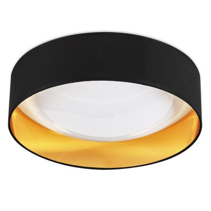 Top Light - LED Dimmelhető mennyezeti lámpa IVONA 40C + távirányító LED/24W/230V + távirányítás fekete