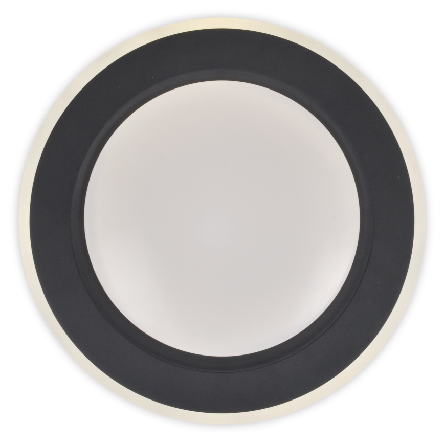 Top Light - LED Dimmelhető mennyezeti lámpa NORMAN LED/60W/230V átm. 49 cm fekete + távirányítás