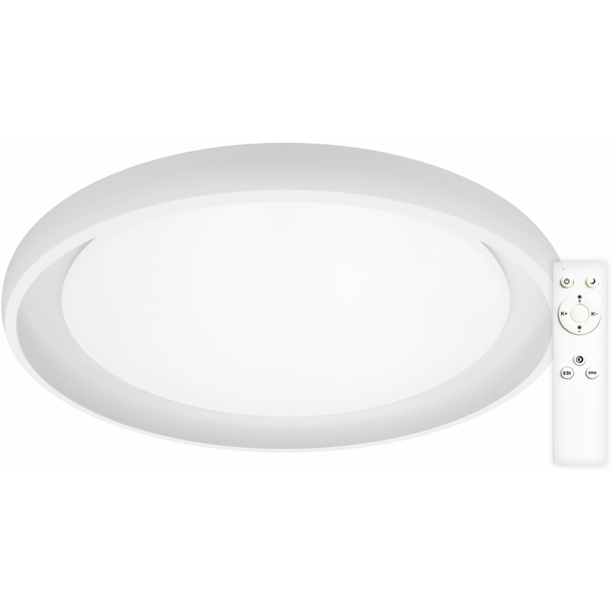 Top Light - LED Dimmelhető mennyezeti lámpa SALERNO LED/60W/230V 3000-6500K átm. 60 cm fehér + távirányítás