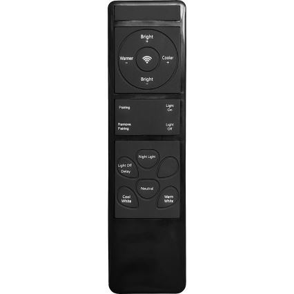 Top Light - LED Dimmelhető mennyezeti lámpa SATELLITE LED/48W/230V 3000-6500K átm. 53 cm fehér/barna + távirányítás