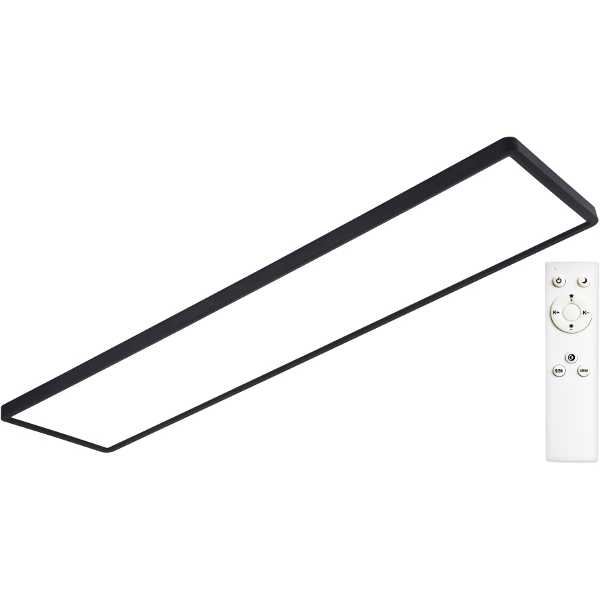 Top Light - LED Dimmelhető mennyezeti panel REVIT LED/70W/230V 3000-6500K 120x30 cm fekete + távirányítás