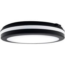 Top Light - LED Fürdőszobai lámpa COMET LED/24W/230V 3000/4000/6500K IP54 átm. 30 cm fekete
