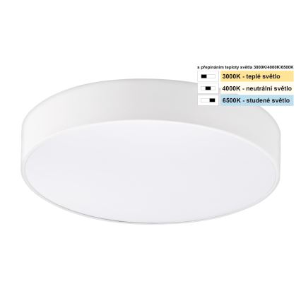 Top Light - LED Fürdőszobai mennyezeti lámpa PETAL LED/24W/230V IP44 3000/4000/6500K átm. 35 cm fehér