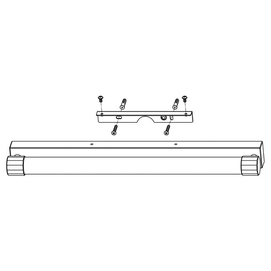 Top Light - LED Fürdőszobai tükörvilágítás TURIA LED/12W/230V 3000/4000/6500K IP44 60 cm fényes króm