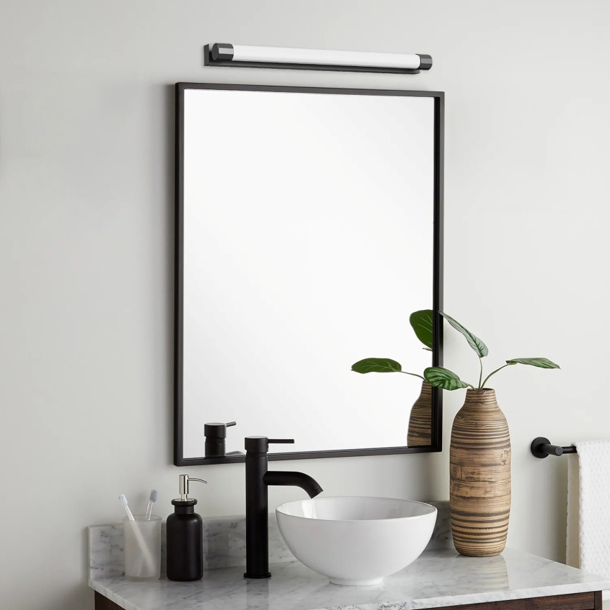 Top Light - LED fürdőszobai tükörvilágítás TURIA LED/8W/230V 3000/4000/6500K IP44 40 cm fekete