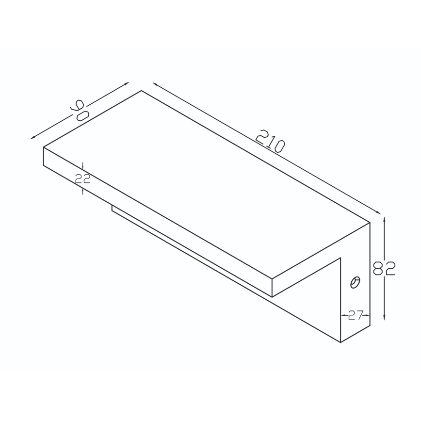 Top Light - LED kültéri fali lámpa mozgásérzékelővel ELON LED/10W/230V 3000/4000/6000K IP54 fekete