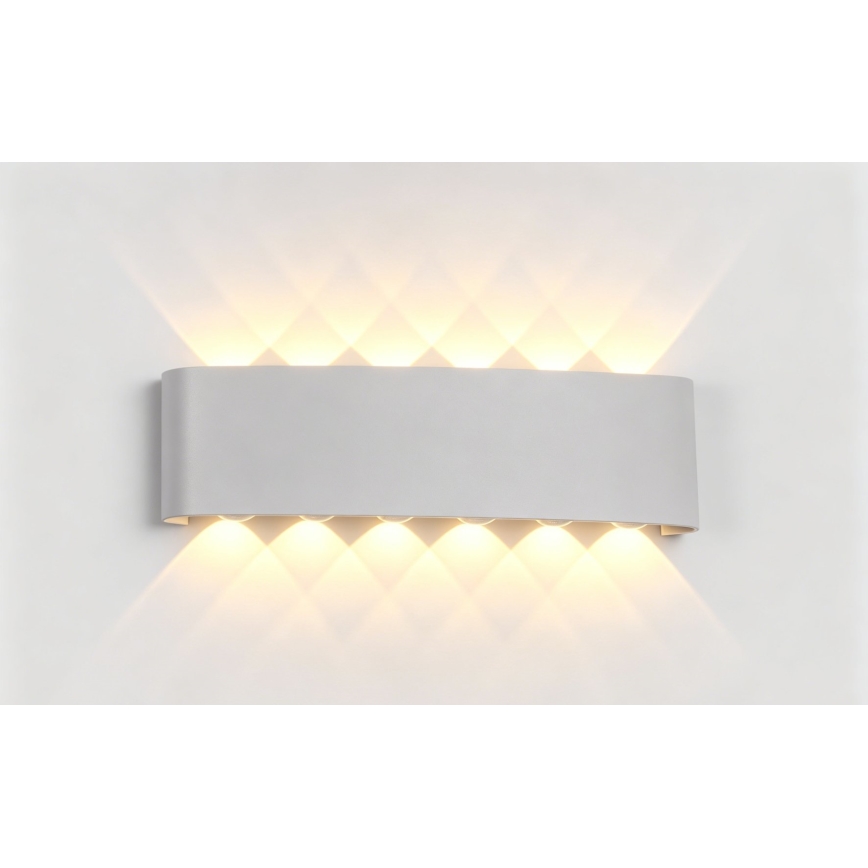 Top Light - LED kültéri fali lámpatest RAY LED/10W/230V 3000/4000/6500K IP54 fehér