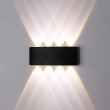 Top Light - LED Kültéri fali lámpa RAY LED/8W/230V IP44 4000K fekete