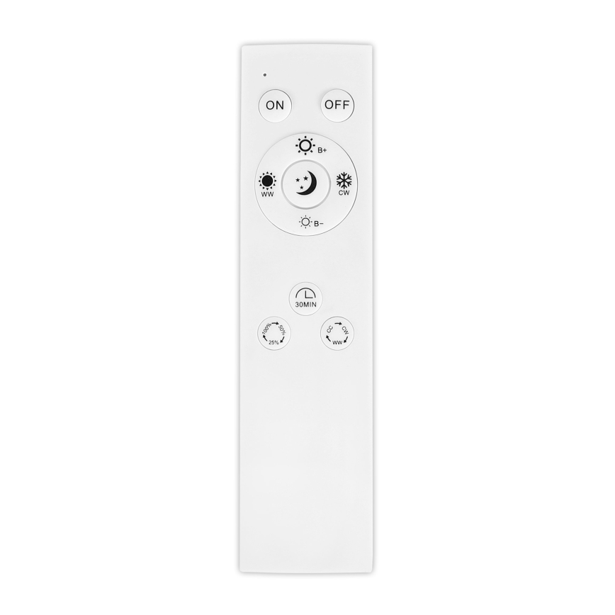 Top Light - LED dimmelhető mennyezeti felületre szerelhető függeszték OVAL LED/36W/230V 3000-6500K fehér + távirányító