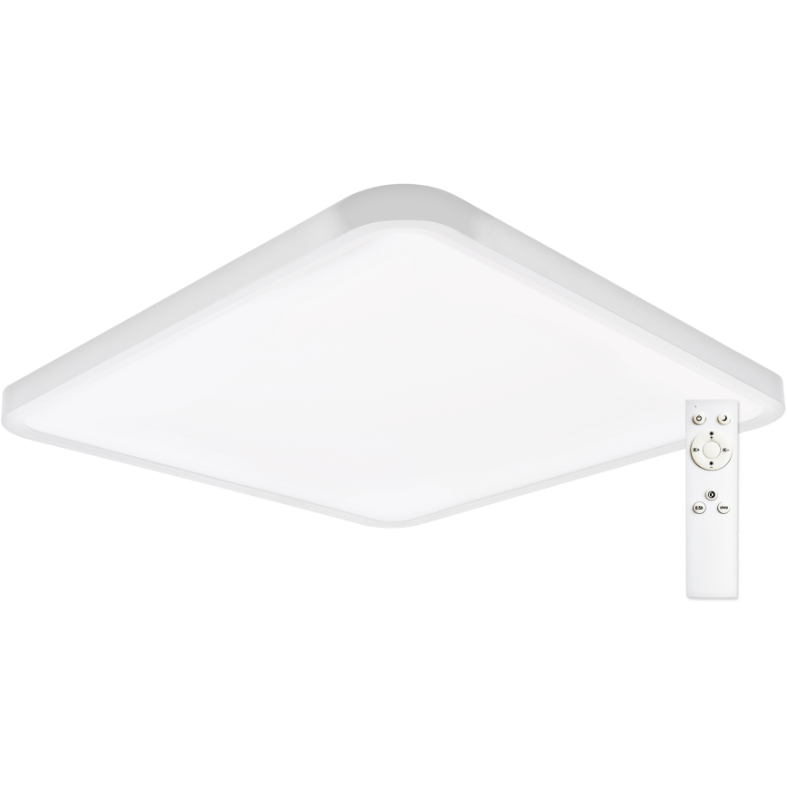 Top Light - LED Dimmelhető mennyezeti lámpa REVIT LED/50W/230V 3000-6500K 50x50 cm fehér + távirányítás
