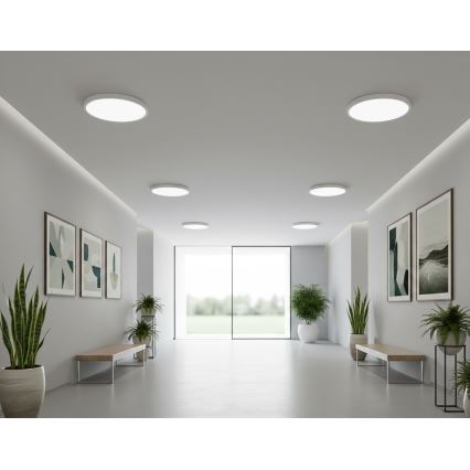 Top Light - LED mennyezeti lámpatest mozgásérzékelővel REVIT LED/9/12/18W/230V 3000/4000/6500K átm. 23 cm fehér