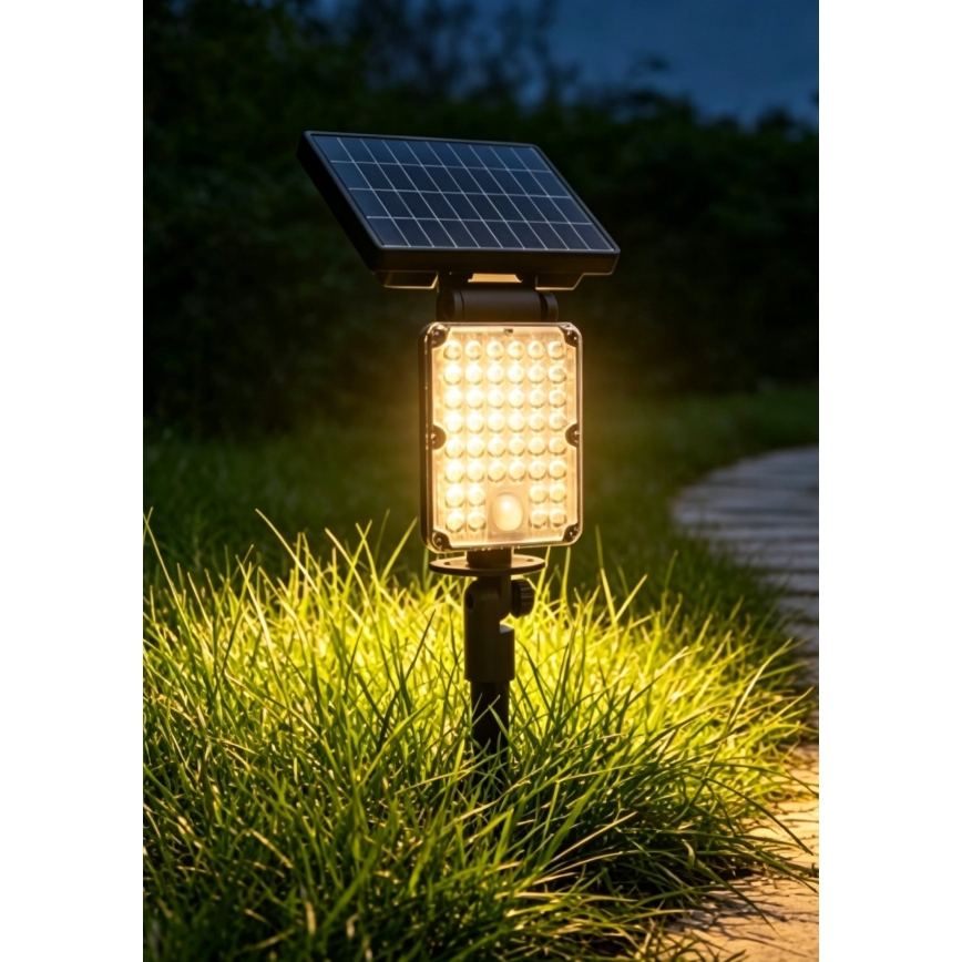 Top Light - LED napelemes lámpa érzékelővel 3 az 1-ben ZENITH LED/10W/3,7V 3000/4000/6500K IP54 2400 mAh
