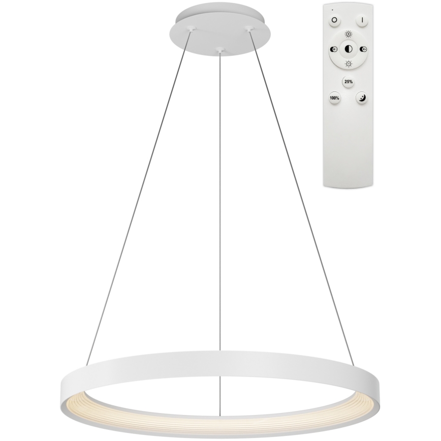 Top Light - LED dimmelhető függeszték kábellel ORBIT LED/40W/230V 3000-6500K átm. 50 cm fehér + távirányító