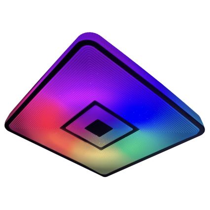Top Light - LED RGB Dimmelhető mennyezeti lámpa RAINBOW LED/24W/230V szögletes + távirányítás