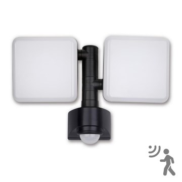 Top Light Lucca 2 PIR - LED Kültéri fali lámpa érzékelővel LUCCA 2xLED/10W/230V IP54